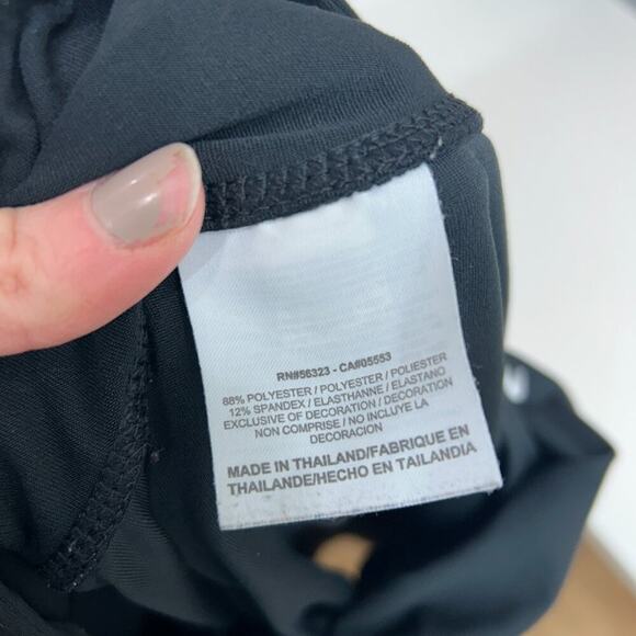 Nike Black Straight Leg Pants Sweats Sweat Pants Activewear Workout Medium - Picture 6 of 6